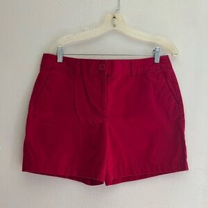 Ann Taylor Loft Original Maroon Shorts Size 8